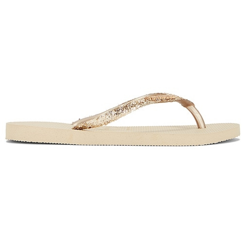 Slim Glitter II Flip Flop in Sand GreyHavaianas (35-36) - Picture 2 of 7